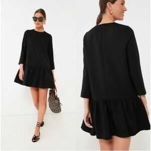 Tuckernuck Black Flared Mini Dress